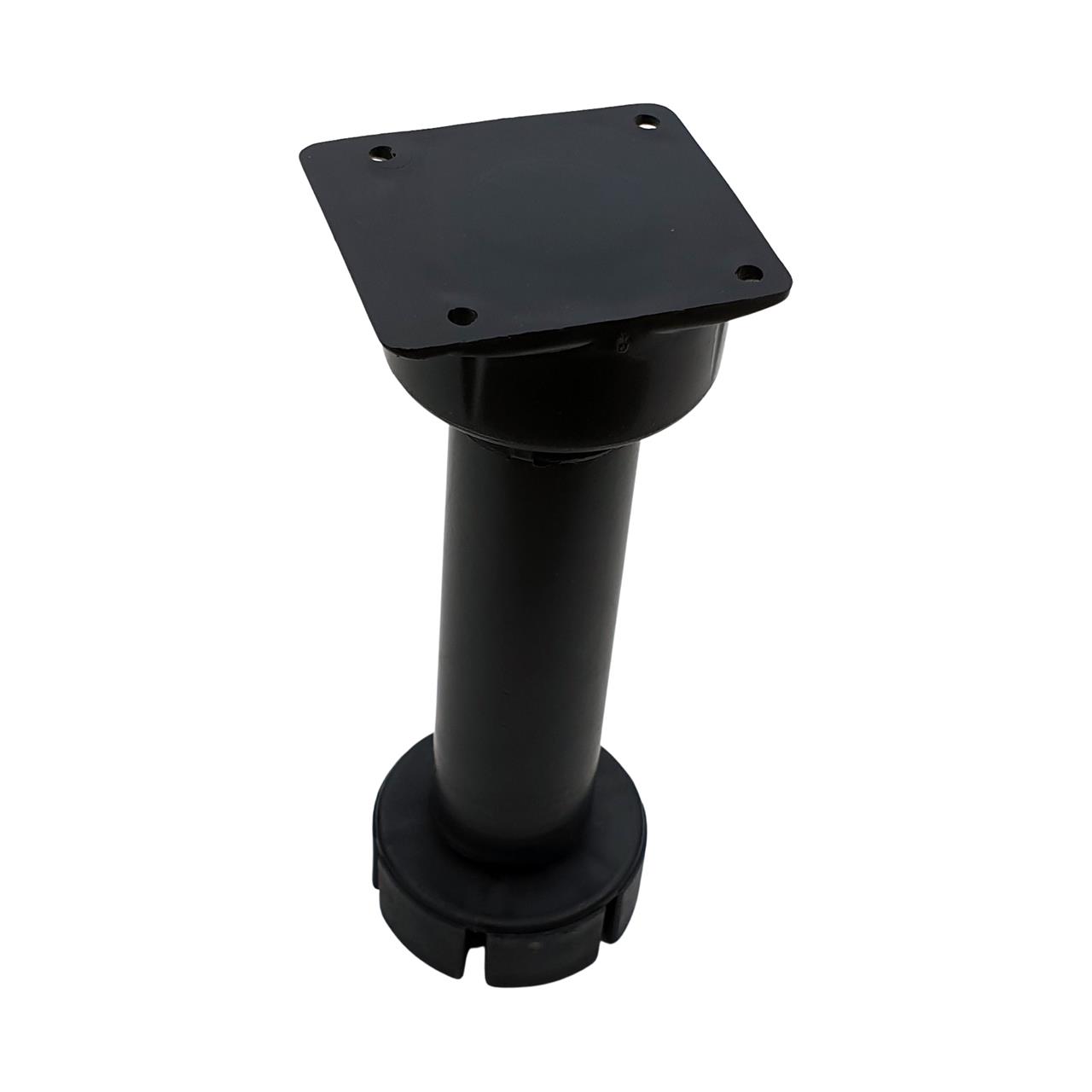 Nóżka kuchenna h150 z kołnierzem czarna