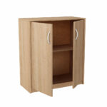 Komoda 2D Pojemna Skrytka, Dąb Sonoma - obrazek 2