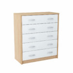 szafka pasja 5k dąb sonoma/biały