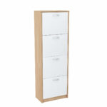 Szafka na buty 4k dąb sonoma/biały