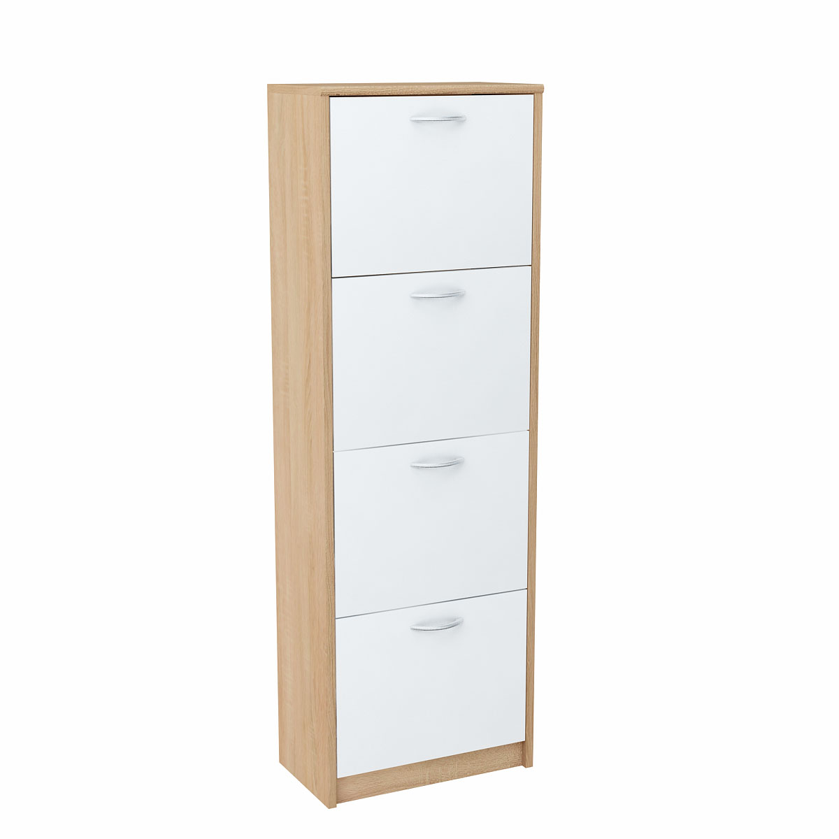 Szafka na buty 4k dąb sonoma/biały