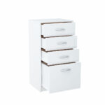 Komoda 4S Smukła, Biały - obrazek 2