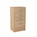 Komoda 4S Smukła dąb sonoma