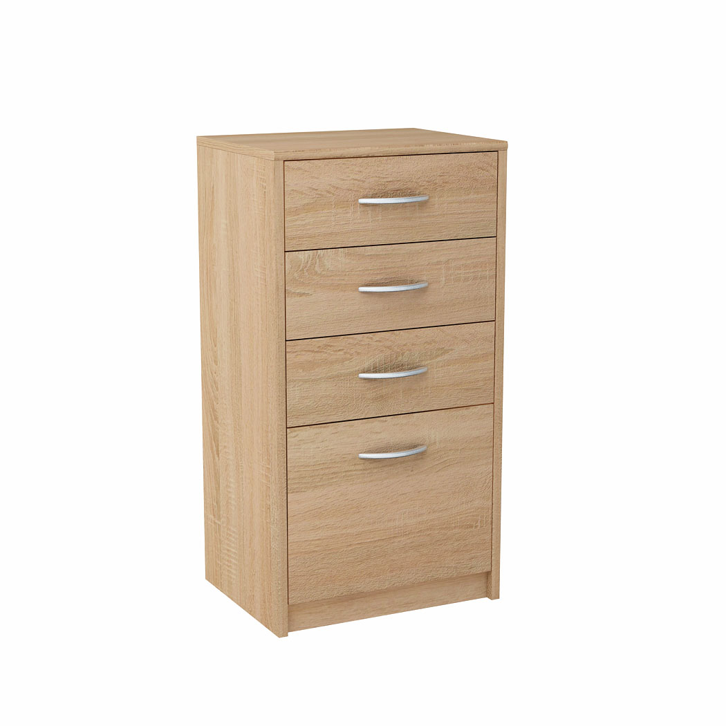 Komoda 4S Smukła dąb sonoma