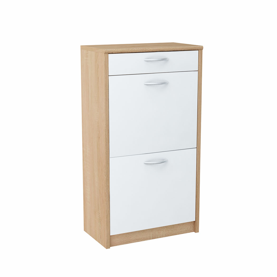 szafka na buty 2k1s dąb sonoma/biały