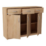 Komoda 3D3S Potrójny Szyk, Dąb Sonoma - obrazek 2