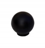 Uchwyt meblowy K1 gałka kulka czarny mat
