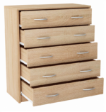 Komoda 5S dąb sonoma