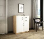 Komoda 2D2S Wspólne Lata, Dąb Sonoma/Biały - obrazek 3