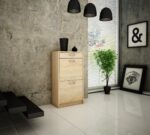 Szafka na buty 2K1S, Dąb Sonoma - obrazek 3